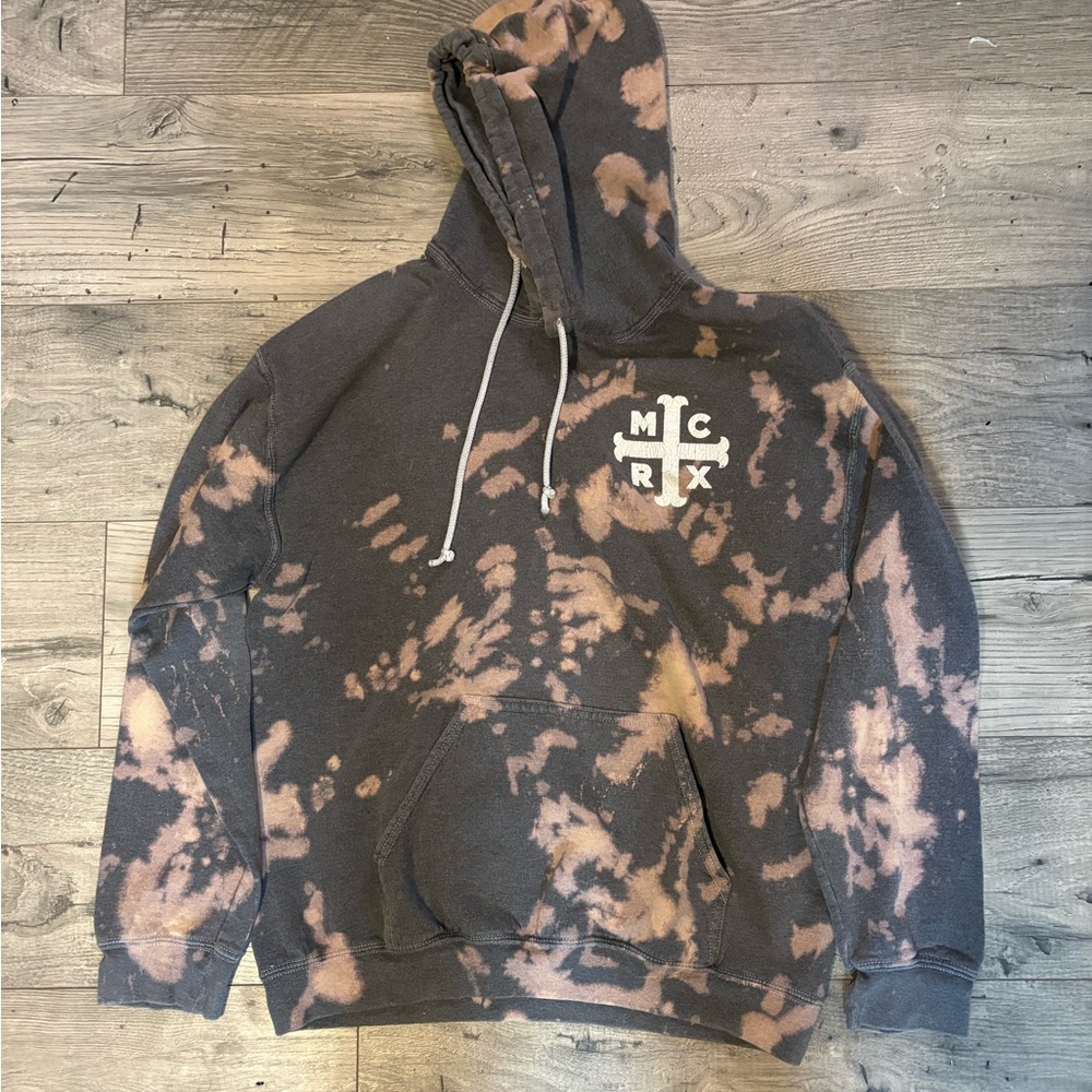 Black Bleach-Effect My Chemical Romance Hoodie